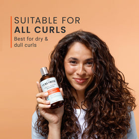 CURLSMITH shampoo paired with conditioner for full moisture system benefit