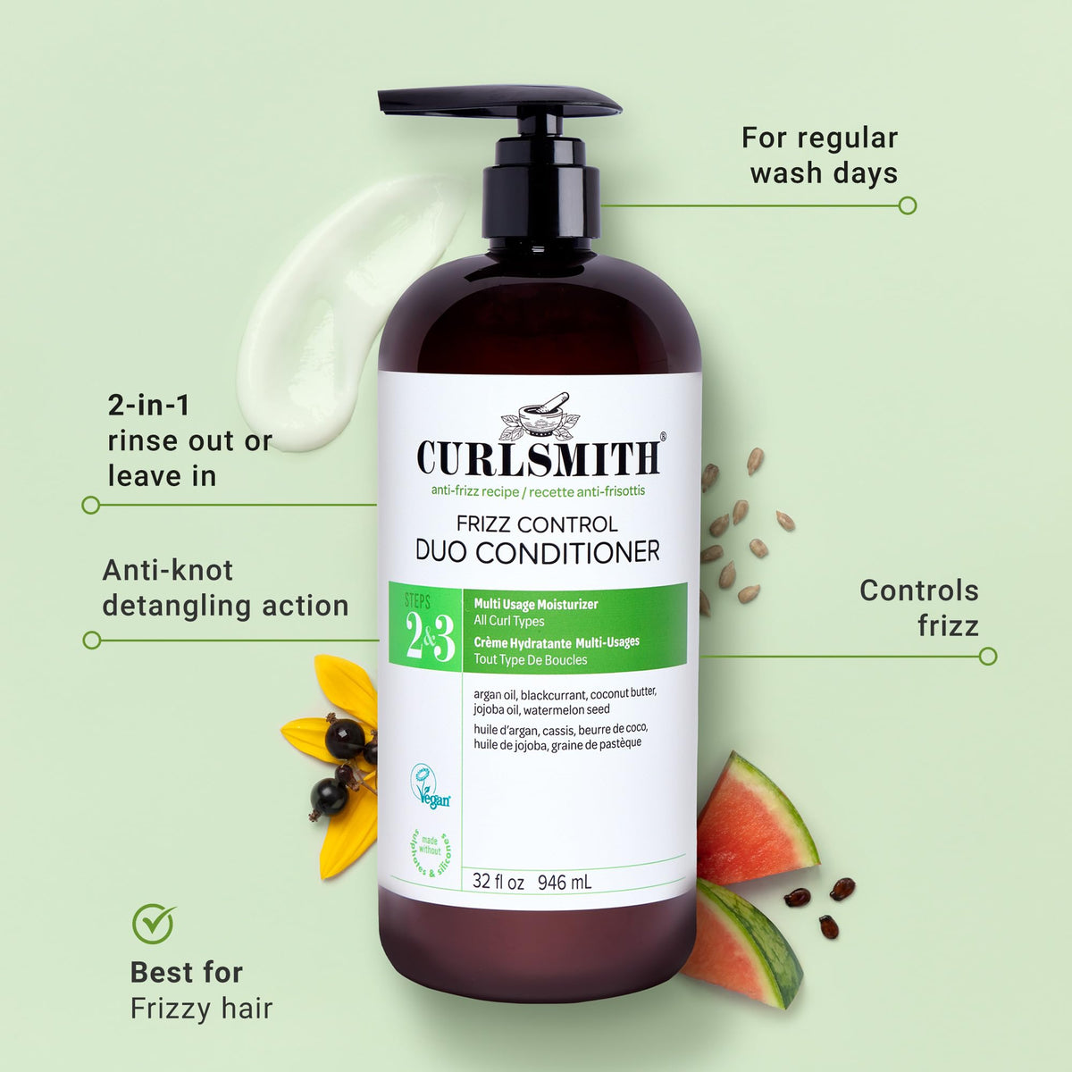 CURLSMITH creamy texture close-up highlighting slip and moisture