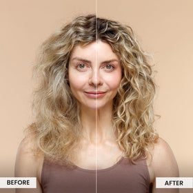 CURLSMITH milky spray texture on hand showing quick-absorbing hydration