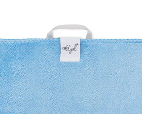 Curly Girl microfiber close-up texture illustrating gentle absorption benefit