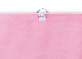 Curly Girl towel beside ruler showing large size benefit