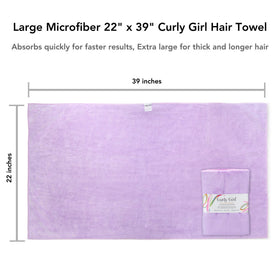 Curly Girl microfiber texture closeup highlighting soft fibers