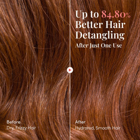 CURLYSHYLL application in hand demonstrating quick 2–3 minute salon-style treatment