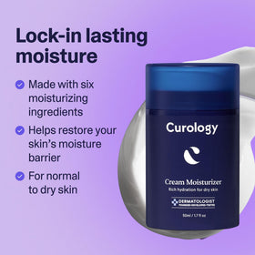 Curology pump dispenser detail demonstrating airless design and controlled dispensing