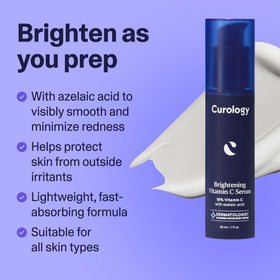 Curology dispensing pump releasing serum illustrating controlled, hygienic use