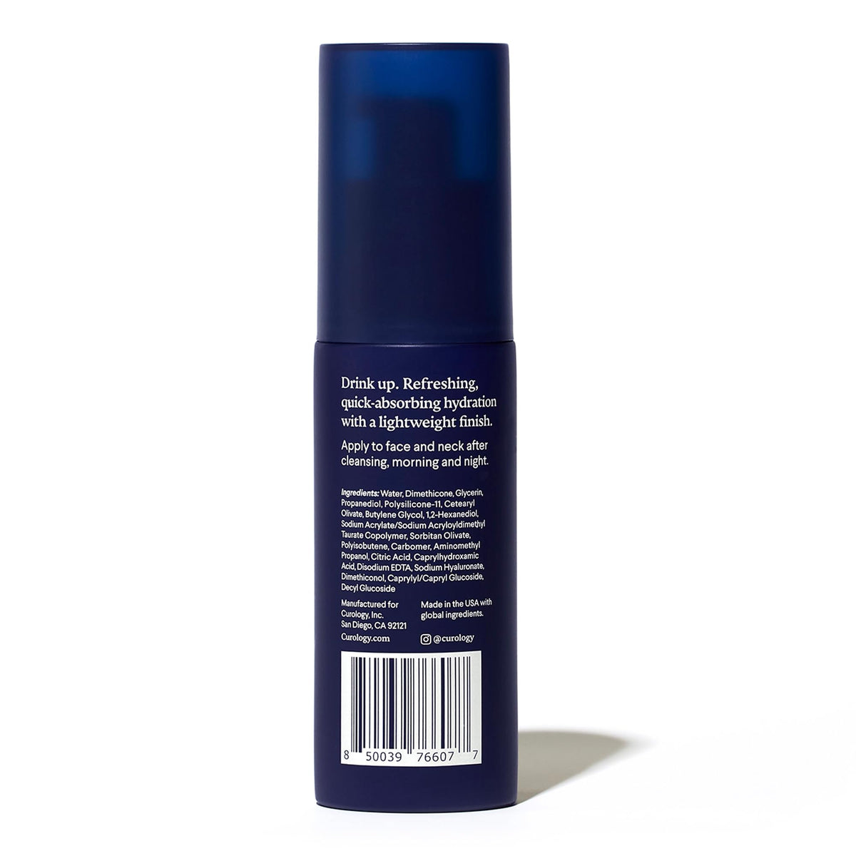 Curology on bathroom shelf staged to show daily routine compatibility