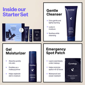 Curology gentle cleanser pump detail for easy daily use