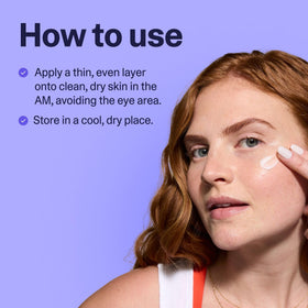 Curology ingredient label detail highlighting vitamin C and azelaic acid benefits