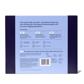 Curology ingredient label closeup highlighting fragrance-free formula
