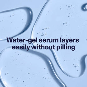 Curology serum texture on hand showing lightweight hydration and spreadability