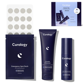 Curology starter set front packaging showing kit and benefits
