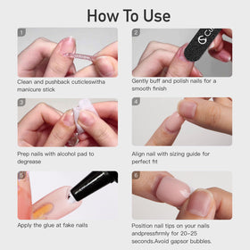 CurvLife adhesive tabs and glue close-up showing options for reusable or longer wear