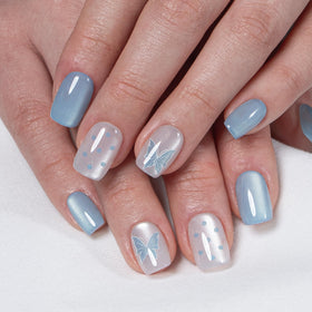 CurvLife close-up of gel finish highlighting glossy handmade detail and natural look