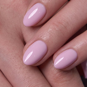 CurvLife close-up of soft gel texture showing glossy finish and chip resistance