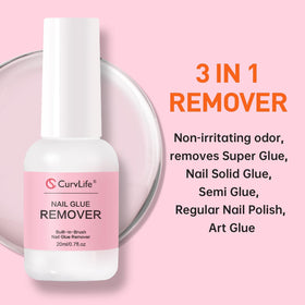 CurvLife dual-ended glass cuticle pusher detail for clean nail beds