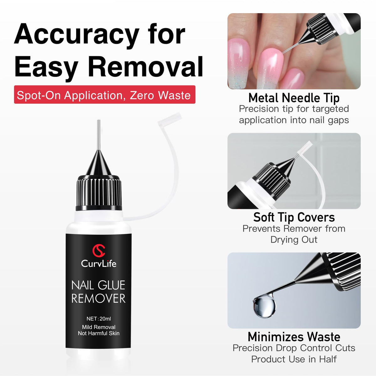 CurvLife Czech glass file texture close-up for gentle, long-lasting nail shaping
