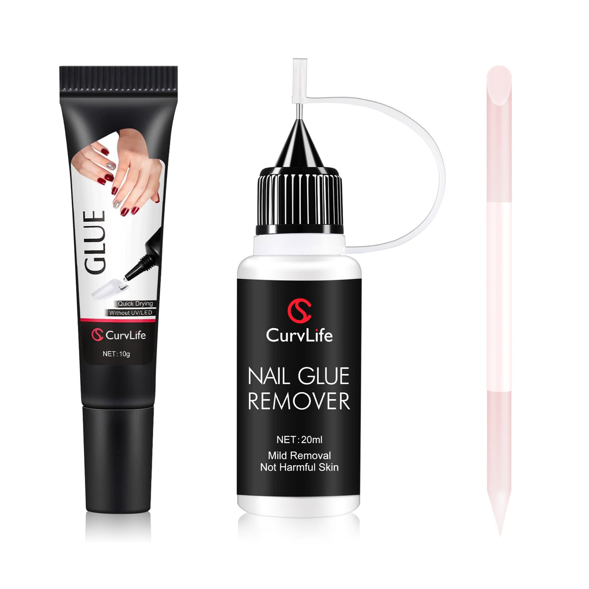 CurvLife front packaging showing full kit and clear organization for easy use