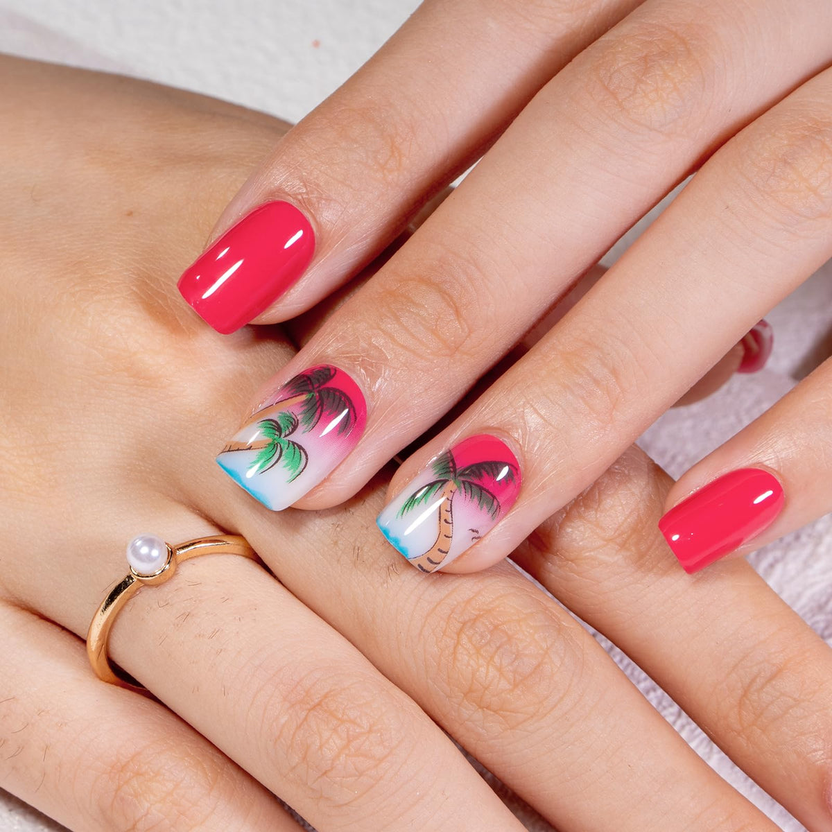 CurvLife nails worn in casual lifestyle setting, showcases wearable style and everyday polish