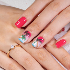 CurvLife nails worn in casual lifestyle setting, showcases wearable style and everyday polish