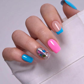 CurvLife nails on hand in use demonstrating comfortable, natural fit