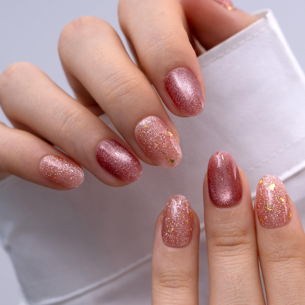 CurvLife soft gel texture close-up highlighting glossy durable finish