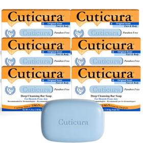 Cuticura six-pack front packaging showing value and consistent care
