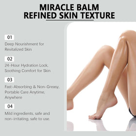CXDFTL balm being massaged into leg for quick non-greasy comfort