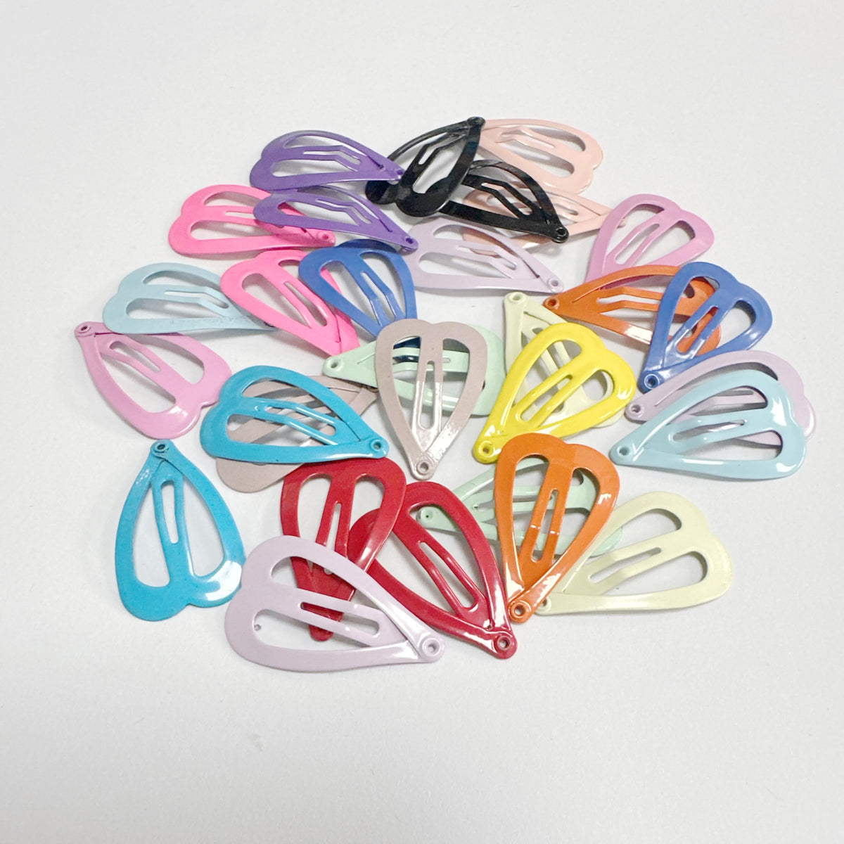 CYBAUG close-up of star butterfly heart teardrop wave shapes for styling options