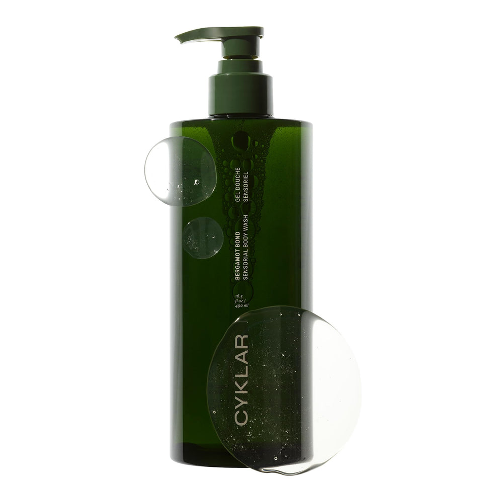 CYKLAR bottle front view showing bergamot bond scent and hydrating appeal