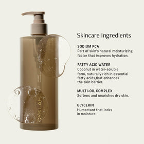 CYKLAR ingredient arrangement featuring oils and botanicals for nourishing benefits