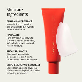 CYKLAR tube on bathroom shelf suggesting everyday self-care routine