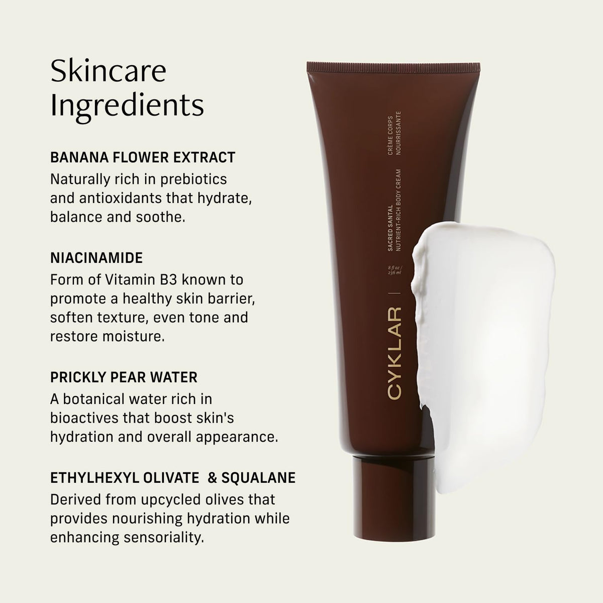 CYKLAR cream applied to hand demonstrating immediate softening and hydration benefit