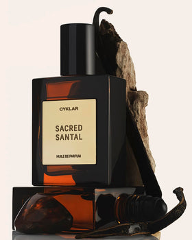 CYKLAR Sacred Santal roller-top detail demonstrating precise application and spill prevention
