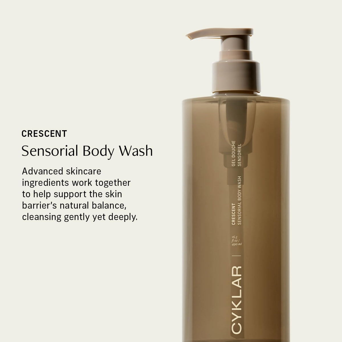 CYKLAR rich creamy lather close-up demonstrating silky texture and gentle cleansing
