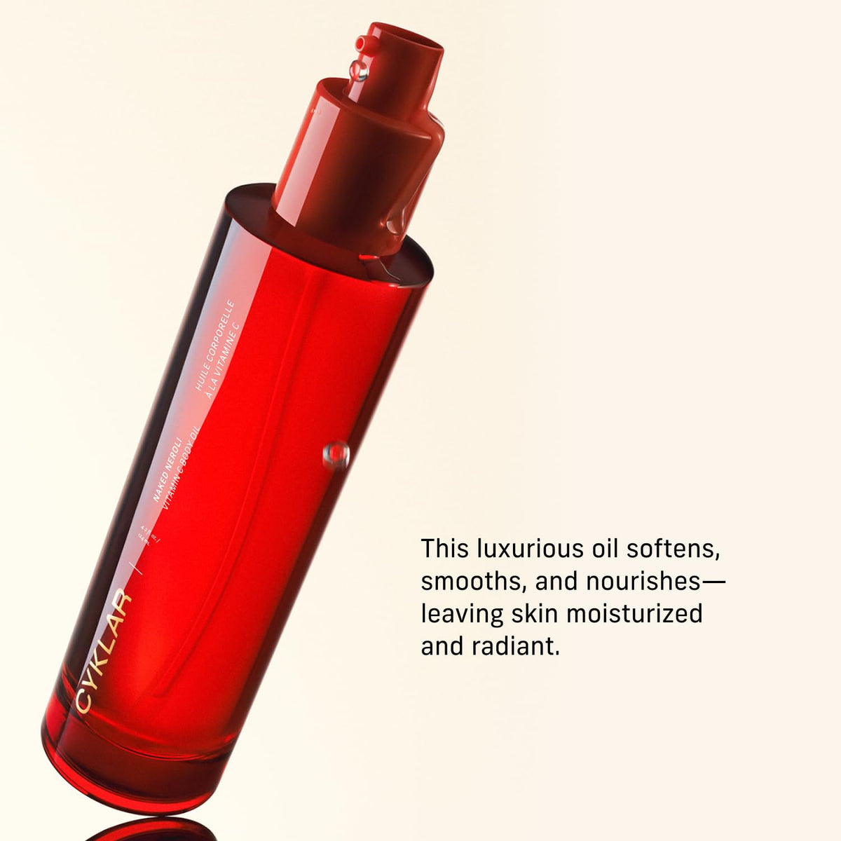 CYKLAR pump dispensing oil illustrating easy application and control