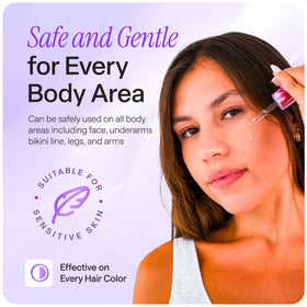 CYPERGLOW oil texture on skin showing quick absorption and non-greasy feel