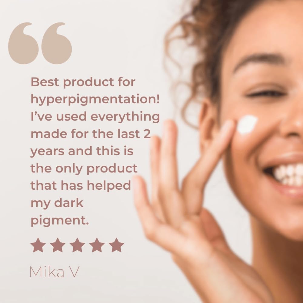 cyspera applied to facial spot demonstrating targeted pigment correction