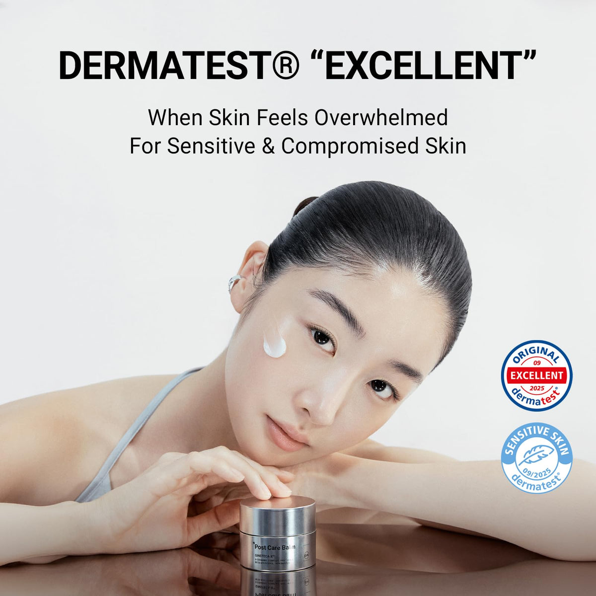 DA EFFECT balm placed on bathroom vanity for everyday skincare routine benefit
