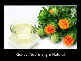 DAANA rubbing oil into skin illustrating quick absorption and hydration
