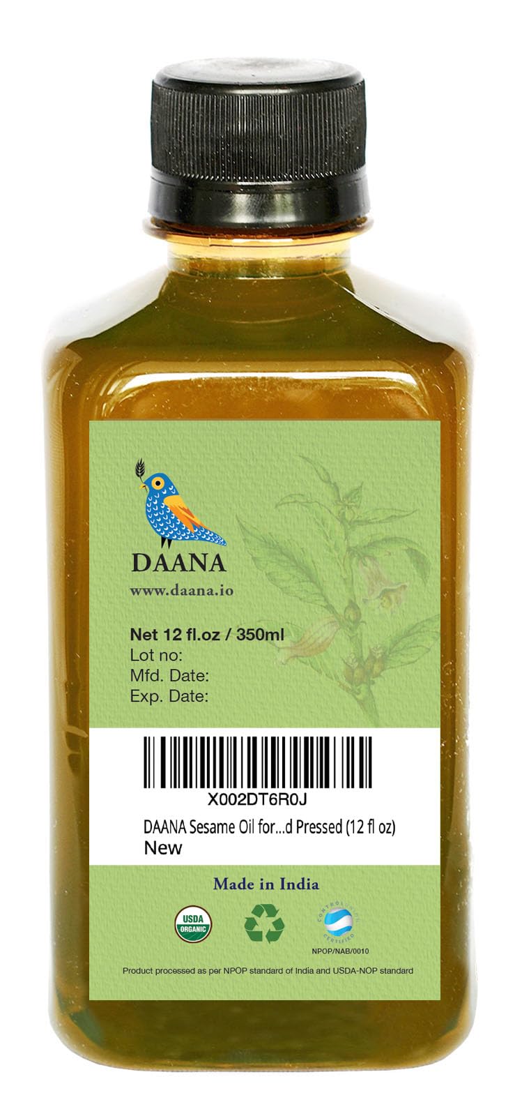 DAANA oil applied on skin demonstrating deep moisturization benefit