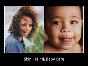DAANA oil massaged into skin illustrating moisturized glow
