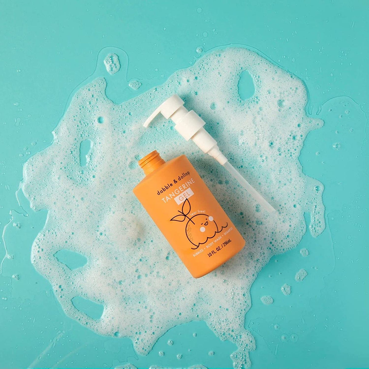 Dabble & Dollop creamy lather texture demonstrating gentle cleansing