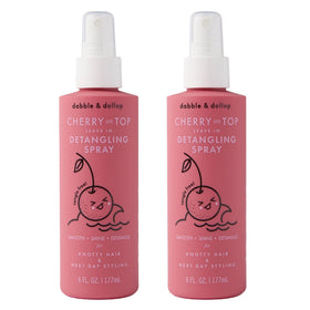 Dabble & Dollop front packaging showing two 6 oz bottles and playful cherry design for easy routines