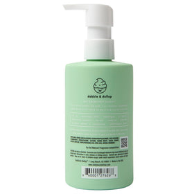 Dabble & Dollop natural-ingredient visual suggesting minimal, safe formulation