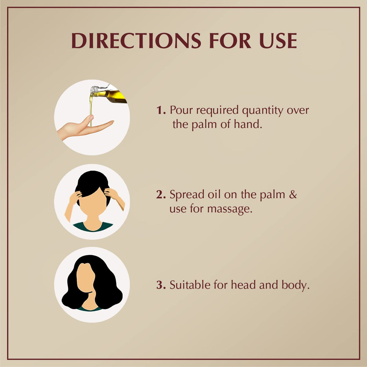 Dabur mustard oil applied to hair demonstrating conditioning benefit