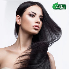 Dabur Vatika lifestyle bathroom shelf showing bottle in routine for everyday convenience