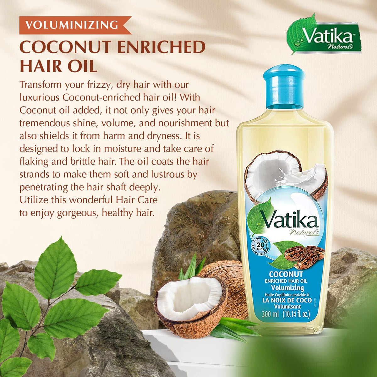 Dabur Vatika scalp massage use with hand applying oil to scalp for improved absorption