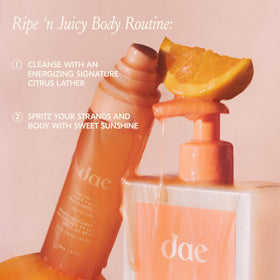 DAE ingredients flatlay with desert botanicals indicating nourishing plant-derived benefits
