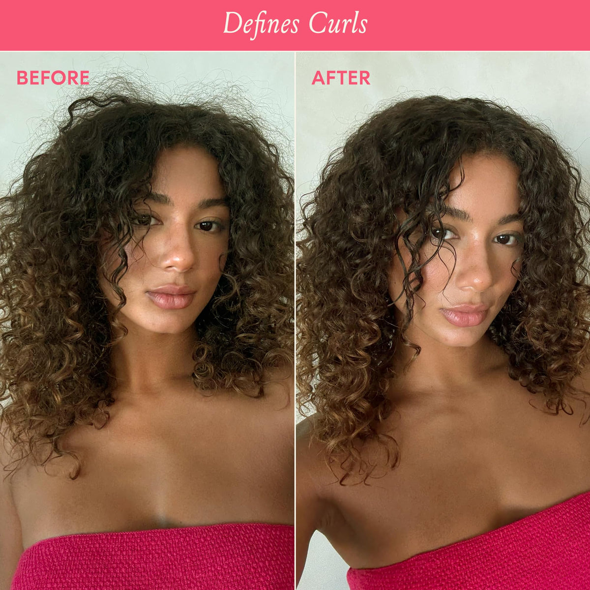 DAE applied before blowout to illustrate smoother frizz‑controlled styling
