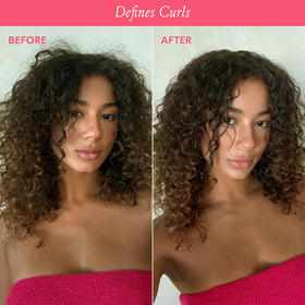 DAE applied before blowout to illustrate smoother frizz‑controlled styling